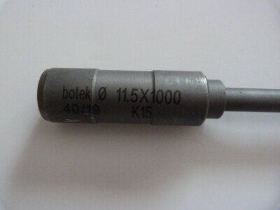 Botek 11,5x1000 K15 40/19 Bohrer 1 Lippe mit Bohrkopf *NEU*