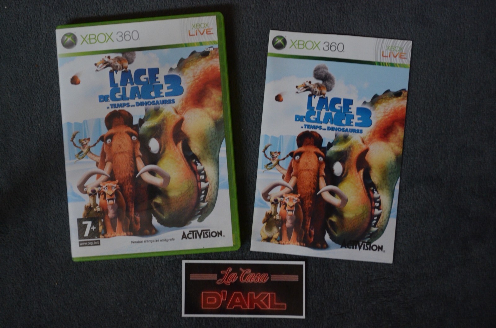 L'age de Glace 3 Le Temps des Dinosaures complet sur XBOX 360 - FR TTBE