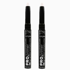 LA Girl PRO Primer HD Eyeshadow Primer stick, GEB195 - White - 2 PACK