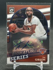 2021-22 Panini Donruss Optic - Signature Series Taj Gibson #SS-TGB Holo Prizm 