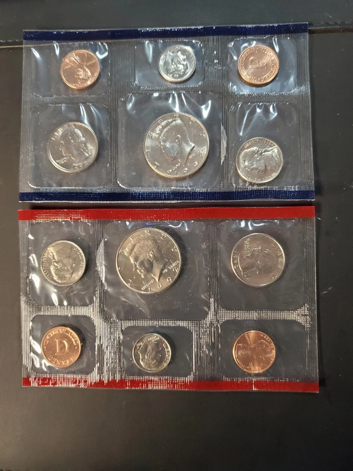 1992 US Mint 10 Coin Uncirculated Set Complete Philadelphia & Denver OGP & COA - Image 2 of 4