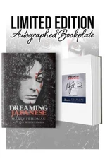 Signed Marty friedman  Dreaming Japanese Hardcover Book megadeth dave mustaine