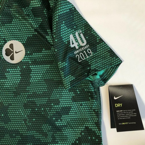Camiseta Nike Mujer Correr 2019 BANK OF AMERICA TRÉBOL SHUFFLE NIKE Talla L Nueva con Etiquetas 💰40 - Imagen 3 de 6