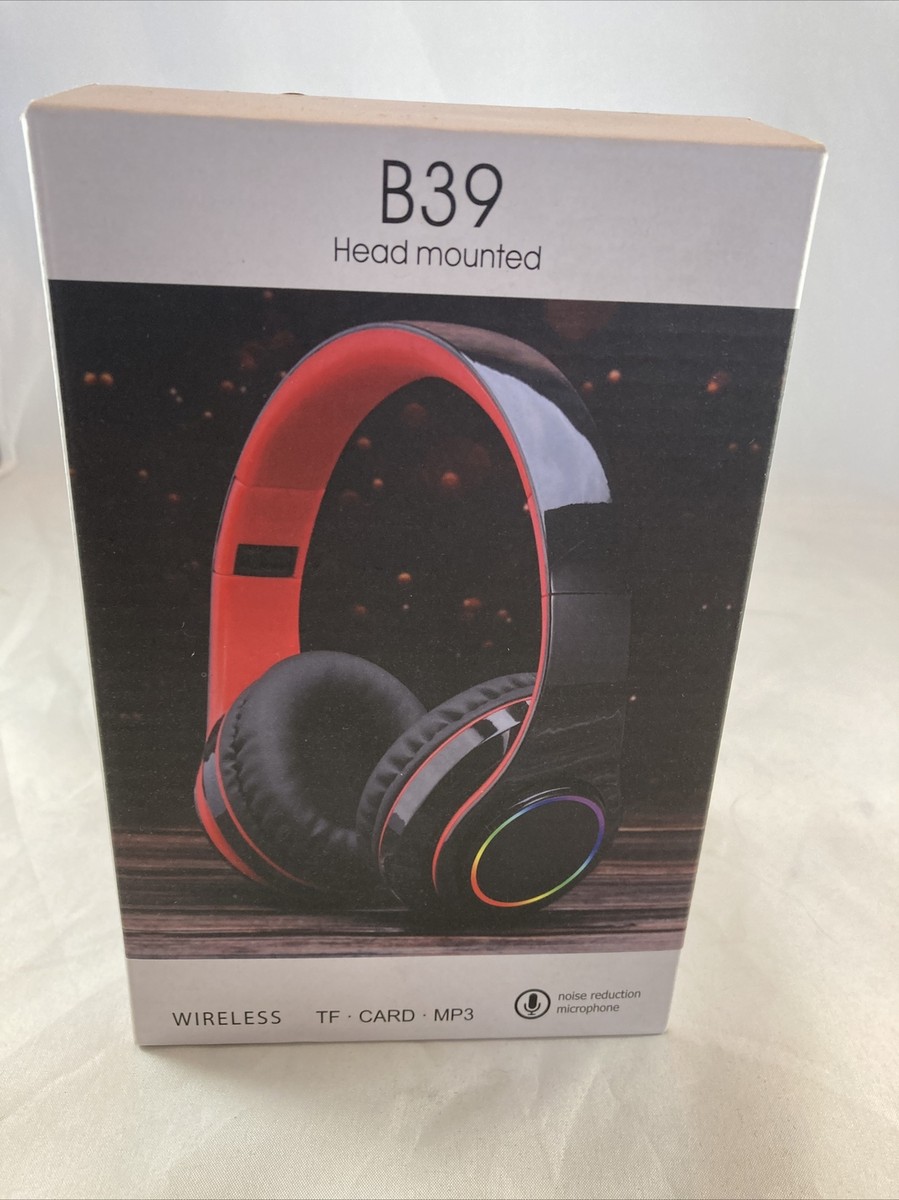 Wireless Headphones Bluetooth Headset Noise Reduction Stereo Over Ear  Earphones