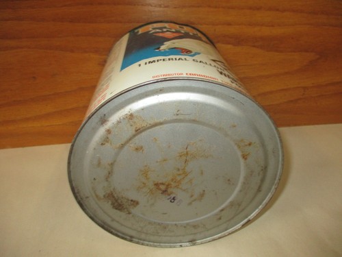Vintage Canadian Tire Polar Bear Anti-Freeze 1 Imperial Gallon Can Tin (Empty) - Picture 12 of 15