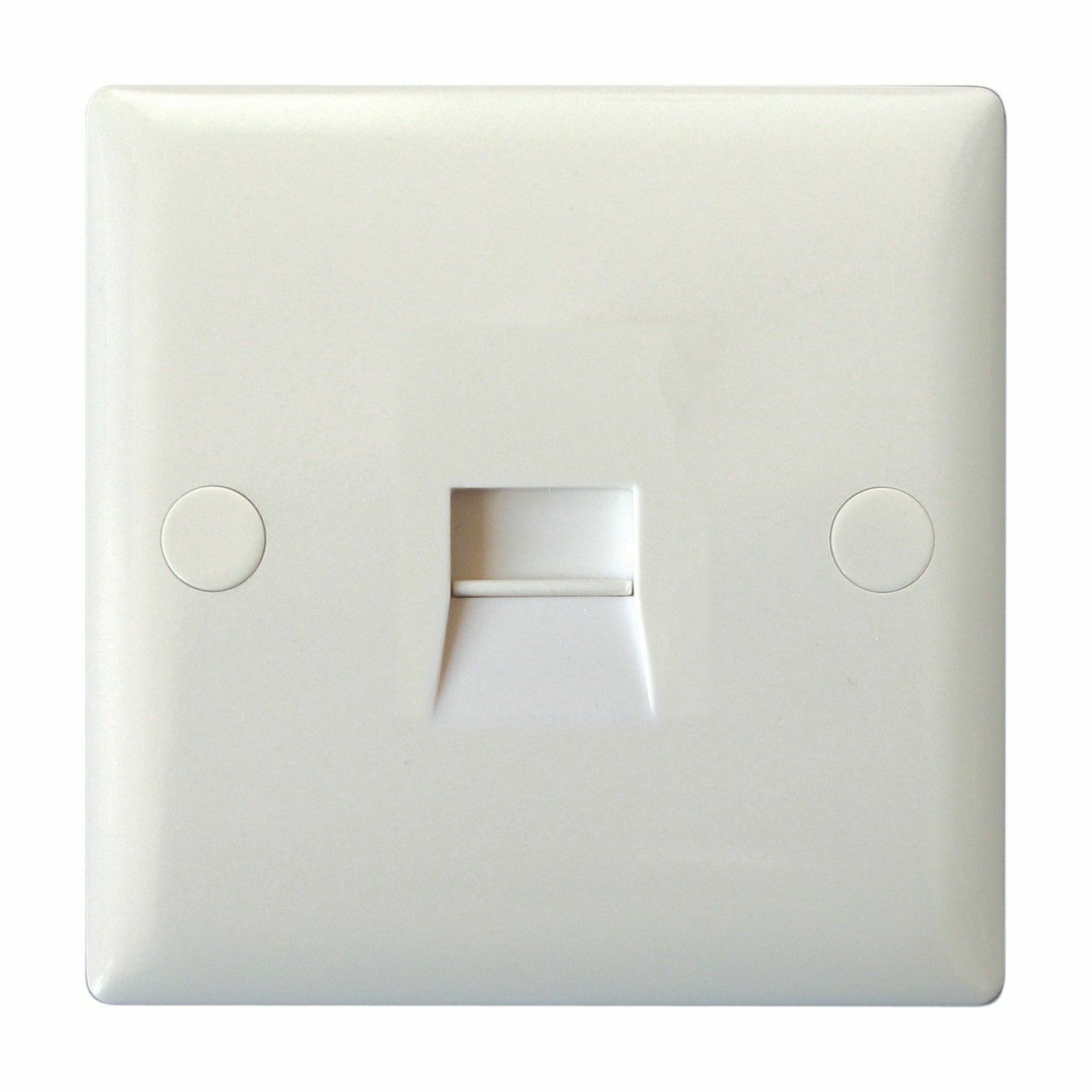 Varilight XOTSW Value Polar White 1 Gang Telephone Slave (Extension) Socket