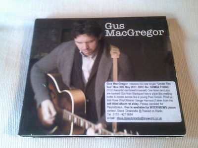 GUS MACGREGOR - 2011 CD ALBUM - UNDER THE SUN