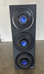 San Jamar C2903BK Black 3-Slot Vertical 8 - 46 oz. Countertop Cup Dispenser Used