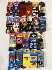 Snack Odd Sox Crazy Funny Novelty Crew Socks Adult Women’s Men’s Size 6-12