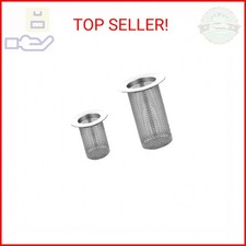 UtySty 2 Pack Sink Drain Hair Catcher Shower Drain Strainer Stainless Steel Long