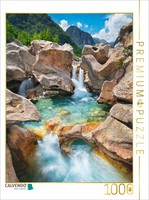 Calvendo Puzzle Waterfall In Albania | 1000 Pieces, Finished Size 25.2 × 18.9 In