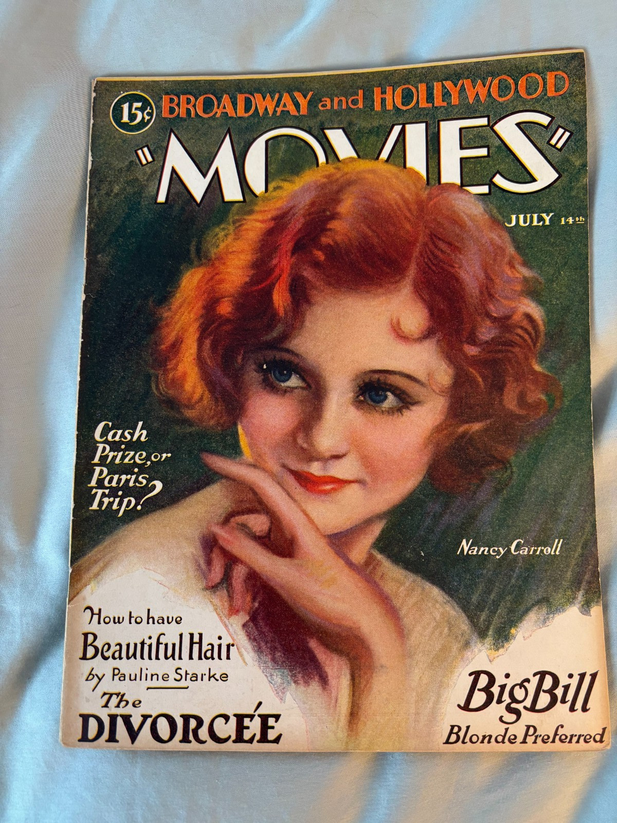 Broadway and Hollywood Movies # 3 movie fan magazine July 1930 VG+ Nancy Carroll