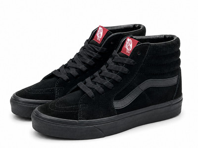 Vans Sk8-Hi Black/Black High Top Sneakers Men's 8 Women's 9.5 NIB VN000D5IBKA
