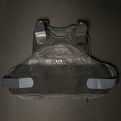 US Armor IIIA (3A) Bullet Proof Vest Concealable Size Medium 2019 w/Trauma Plate