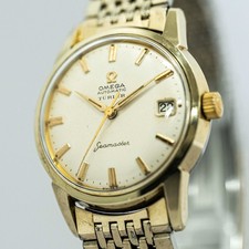 *Vintage 1961* OMEGA Seamaster Turler Cal.503 Automatic Gold Dial Date 34mm Men
