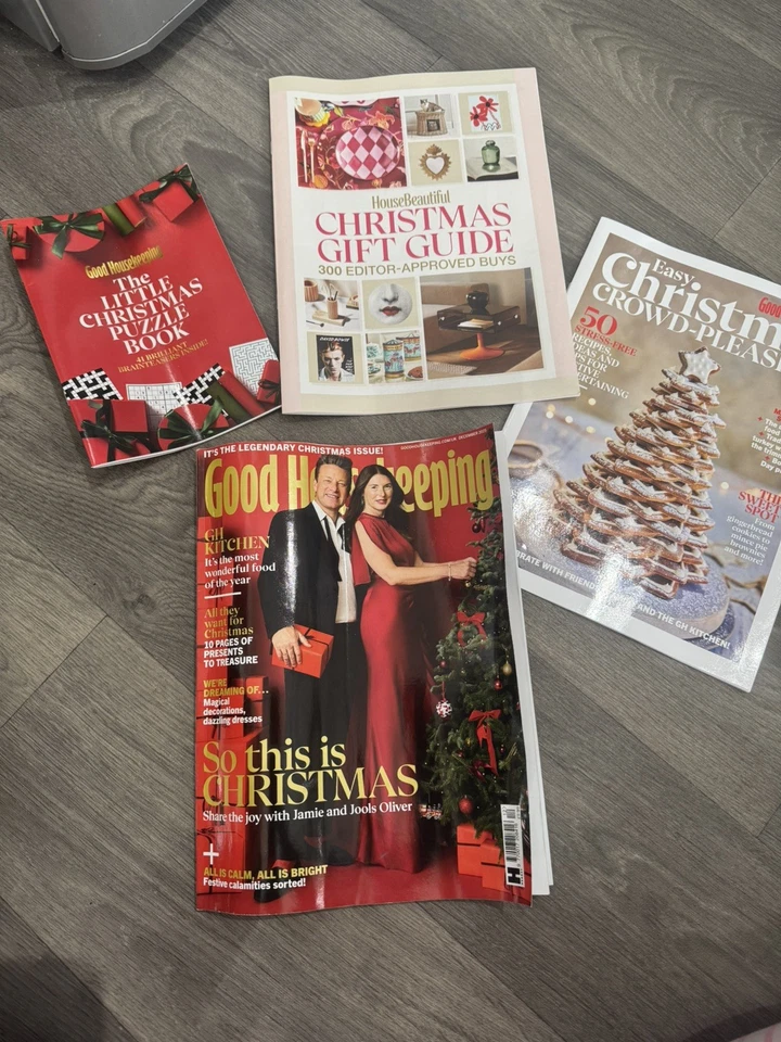GOOD HOUSEKEEPING CHRISTMAS MAGAZINE DECEMBER 2025; JAMIE OLIVER - Image 2 of 4