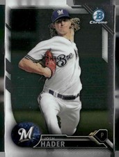 2016 Bowman Draft #BDC-157 Josh Hader Chrome