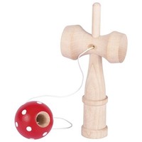 Goki Kendama Kugelfangspiel Holz Geschicklichkeitsspiel Holzspielzeug Neu