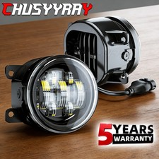 Pair For Nissan Frontier 2005-19 Led Front Bumper Fog Lights Lamp W Clear Lens
