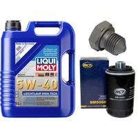MotoröL Filter Set 5W-40 5 Liter + ÖLablassschraube FüR Audi A3 Cabriolet 1.8