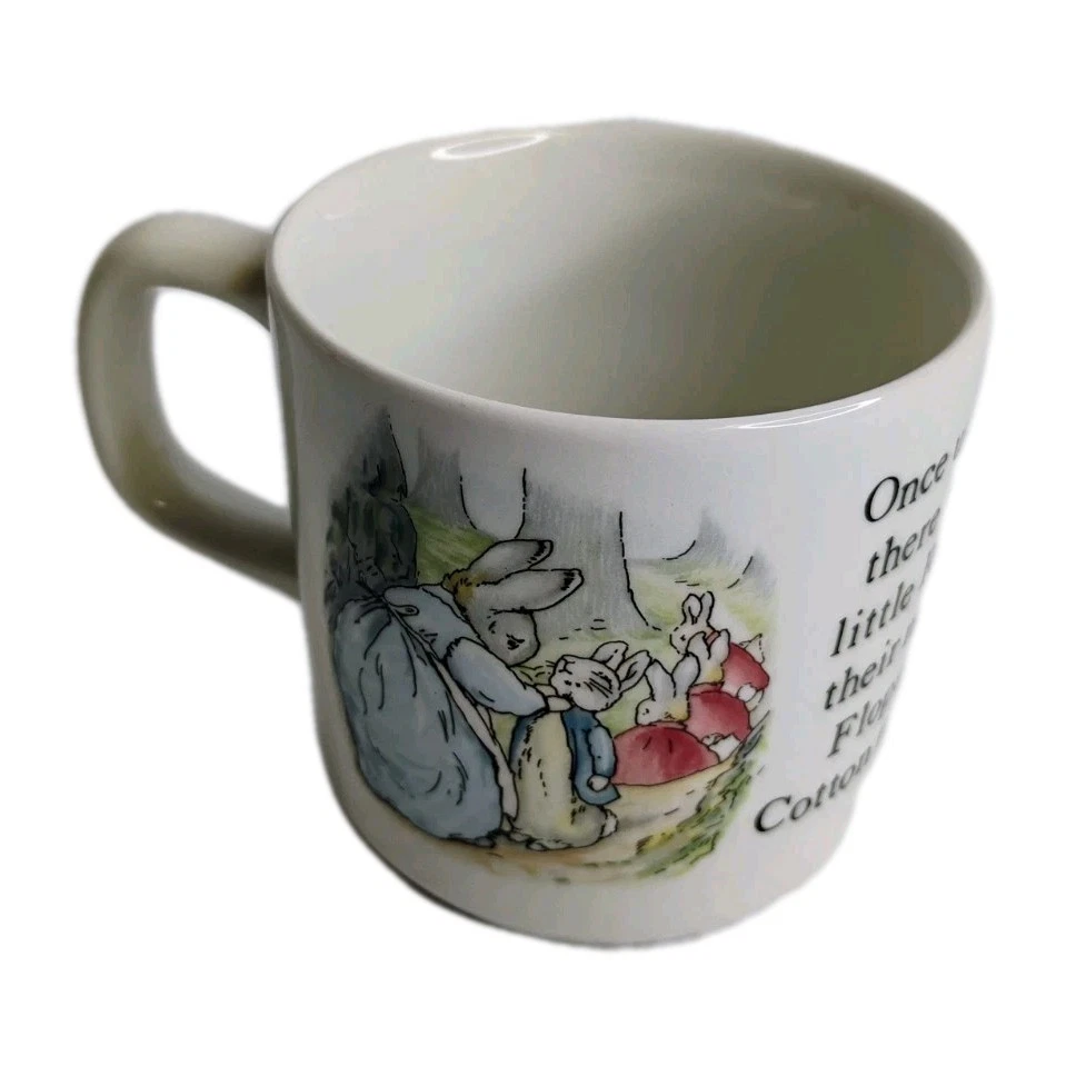 Peter Rabbit Nursery by Wedgwood Mug Cup 3” Beatrix Potter Designs - Image 3 of 4