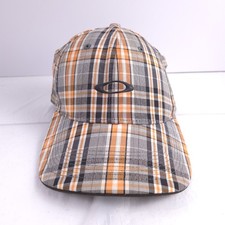 Vintage Oakley Plaid Baseball Hat Cap Tek Flex Streetwear Gorpcore Y2k 90s