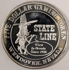 1979 Stateline Casino ~ 1.33 oz .999 Silver $5 Strike Token ~ Wendover, NV