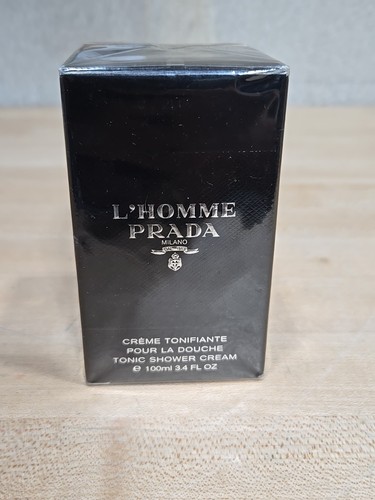 PRADA L'Homme Men's Tonic Shower Cream Gel 3.4 oz NEW/SEALED