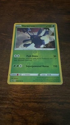 Heracross 006/192 Uncommon Rebel Clash Pokemon Reverse Holo Lightly Played