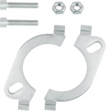 3 Inch Split Flange Repair Kit with 2 Bolts,Carbon Steel Flat Oval Exhaust Flang