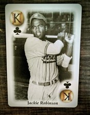 2000 Jackie Robinson king of clubs with insert