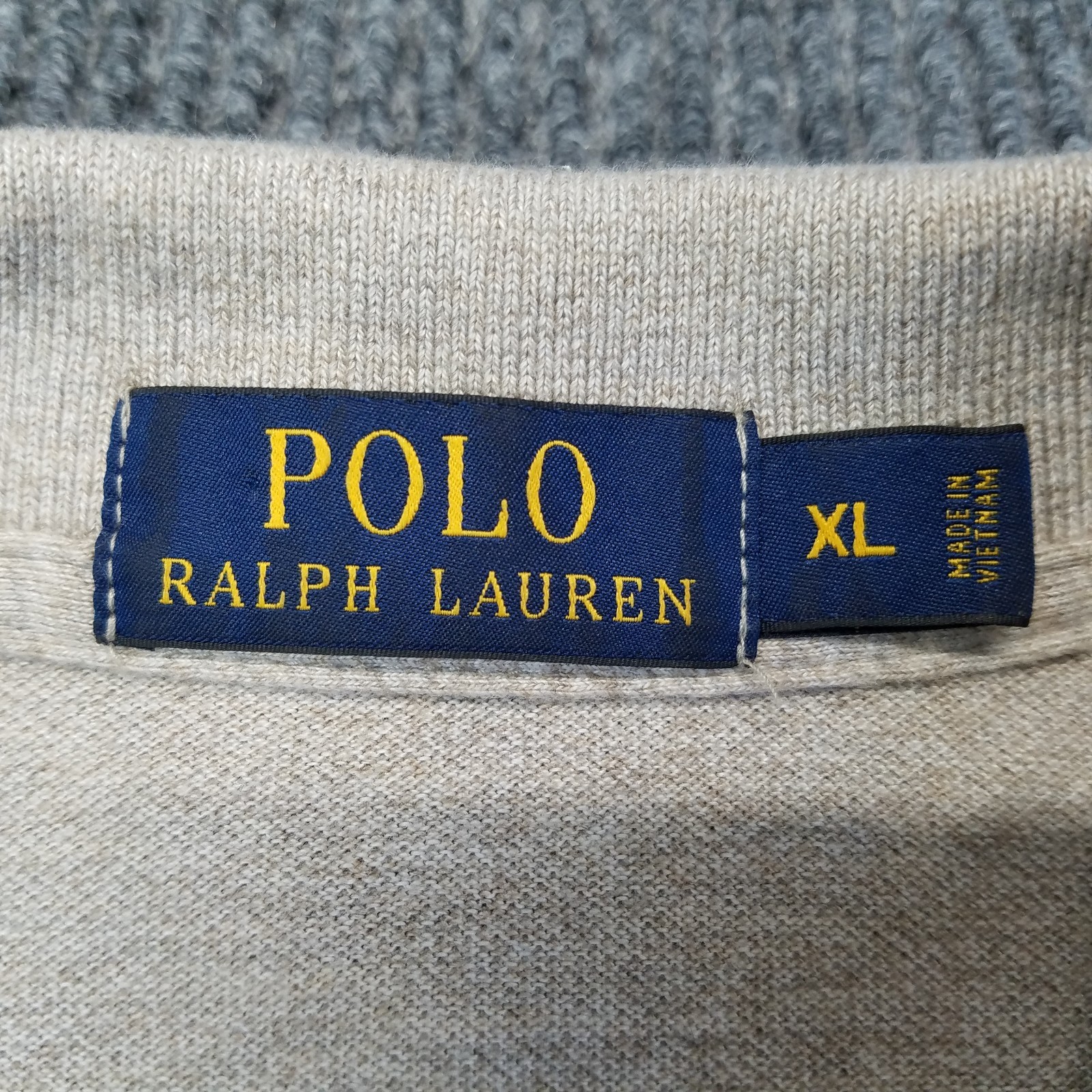 Polo Ralph Lauren camicia uomo XL marrone manica corta 2 bottoni logo pony 100% cotone