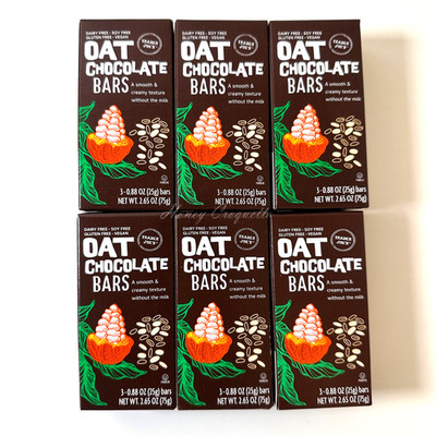 6 Pack Trader Joe s Oat Chocolate Bars - Dairy Soy Free 18 total