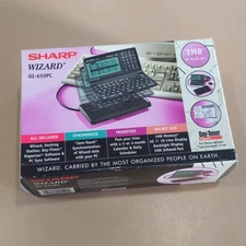 Vintage Sharp Wizard OZ-650PC Day-Timer Organizer BOX ONLY