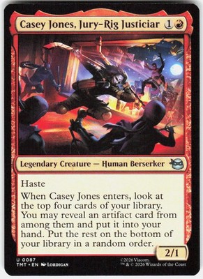 Casey Jones Jury Rig Justiciar 87 Teenage Mutant Ninja Turtles Magic the Gatheri