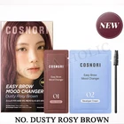 COSNORI Easy Brow Mood Changer Set #Dusty Rosy Brown Korean Beauty Brow Self Dye