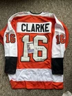Bobby Clarke signed Jersey Philadelphia Flyers HOF JSA COA XL Bob Hockey