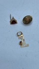 13k Yellow Gold Single Earring & Pendant Bundle 3 pcs 1.7g — photo 1