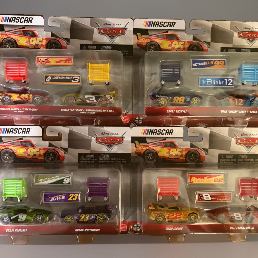 NASCAR Disney Pixar Cars You Pick 1:55 2-Pack Diecast Cars