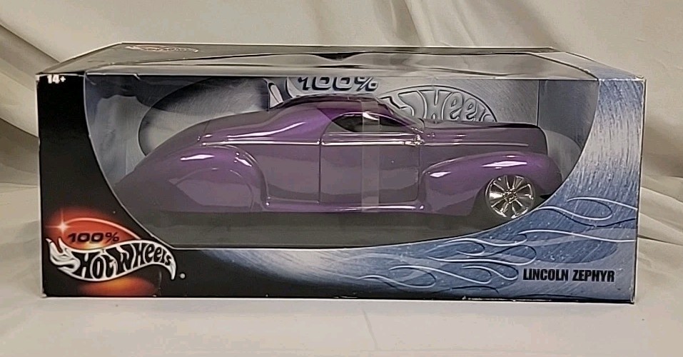 Hot Wheels Lincoln Zephyr - Purple - 1:18 - Boxed | eBay