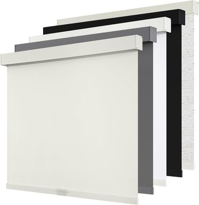 SunOff Cordless Blackout Roller Shades Beige Pull Down 32'' W x 72'' L
