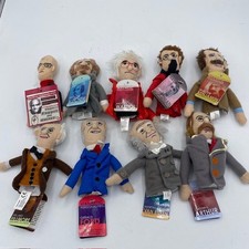 Unemployed Philosophers Guild Finger Puppets-Lot Of 9-Magnetic Famous People