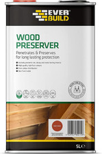 Everbuild Wood Preserver – Interior and Exterior Use – Low Odour – Quick