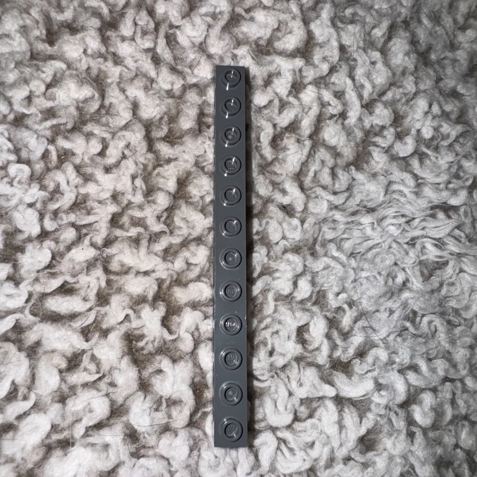 Lego 3895 Technic Dark Gray Replacement Parts 1X12 Brick - Image 2 of 2