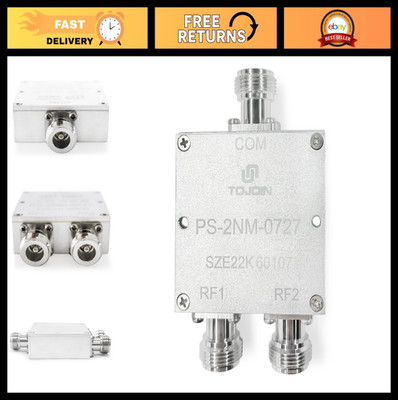 2-Way Coaxial Power Splitter N Type Connectors, 0.7-2.7GHz RF Microwave Antenna