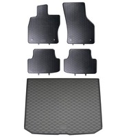 FußMatten Kofferraumwanne FüR Audi A3 8VA Sportback 2013- Im Set Gummi Matten