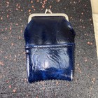 Vintage American Classic Leather Cigarette Case w/Double Sided Pouch KISS Lock