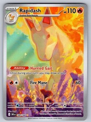 Rapidash 189/182 SV10: Destined Rivals Illustration Rare Holo