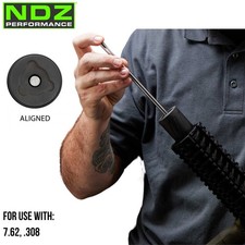 NDZ Steel 16" Suppressor Bore Alignment Rod 7.62/.308/30-30/300 Blackout Caliber