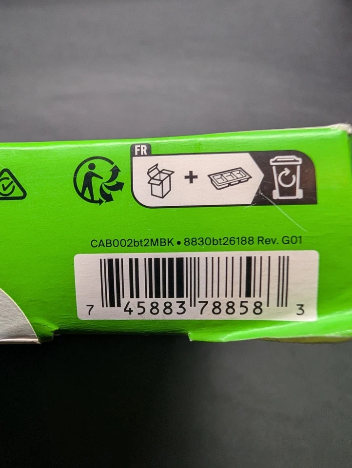 Cable trenzado USB-C a USB-A Belkin BoostCharge (6,6', negro) Foto 3 de 3